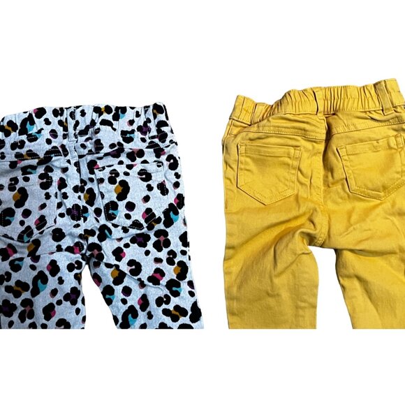 Bundle of 2 Garanimals Baby Girls Pants Sz 12 Months Cute Animal Print and Brigh - Picture 7 of 8